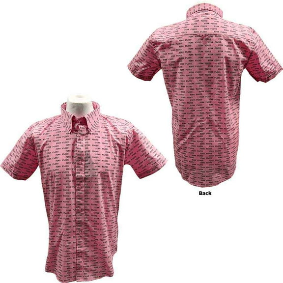 Pink Floyd Unisex Casual Shirt Courier Pattern (All Over Print) (XX-Large)