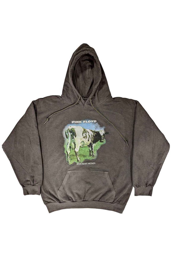 Pink Floyd Unisex Pullover Hoodie Sweatshirt Atom Heart Mother Fade (Large)