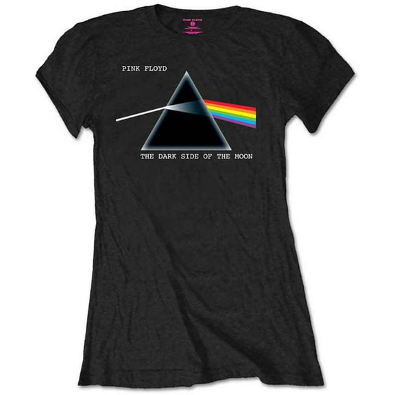 Pink Floyd Unisex T-Shirt Dark Side of the Moon Courier (Medium)
