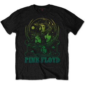 Pink Floyd Unisex T-Shirt Green Swirl (Large)
