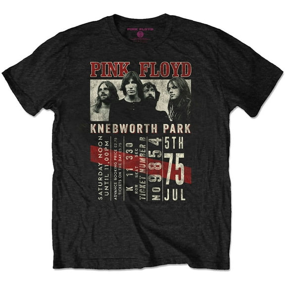 Pink Floyd Unisex T-Shirt Knebworth '75 (Eco-Friendly) (Medium)