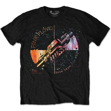 Pink Floyd Unisex T-Shirt Machine Greeting Orange (Large)