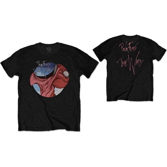 Pink Floyd Unisex T-Shirt The Wall Swallow (Back Print) (Small)