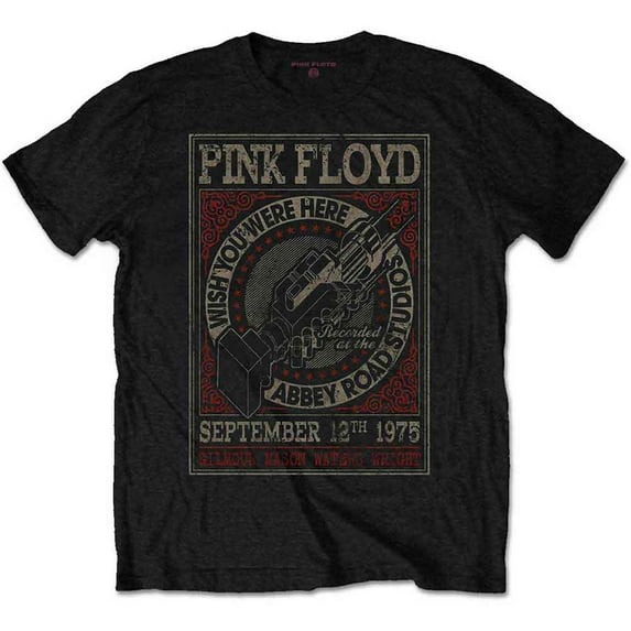 Pink Floyd Unisex T-Shirt WYWH Abbey Road Studios (Large)