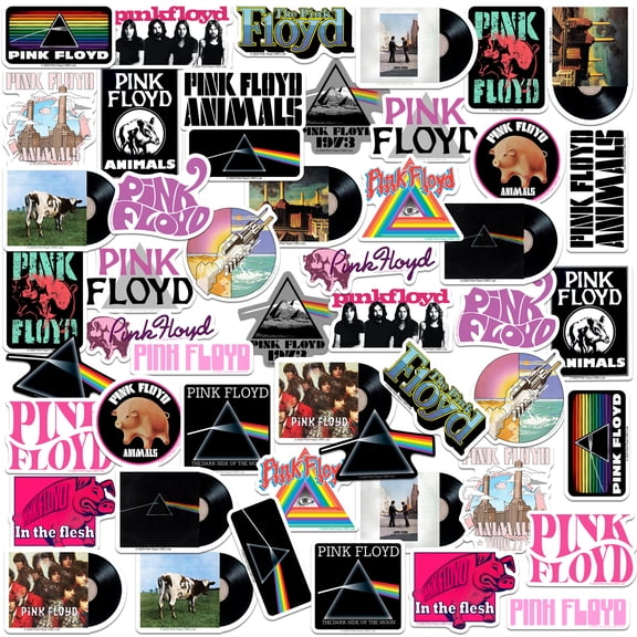 Pink Floyd Variety 50Ct Sticker Pack