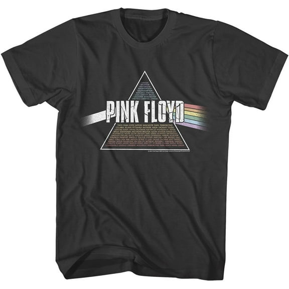Pink Floyd Venue Triangle Smoke Adult T-Shirt