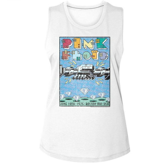 Pink Floyd WYWH Diamonds Boston 75 Women's Tank