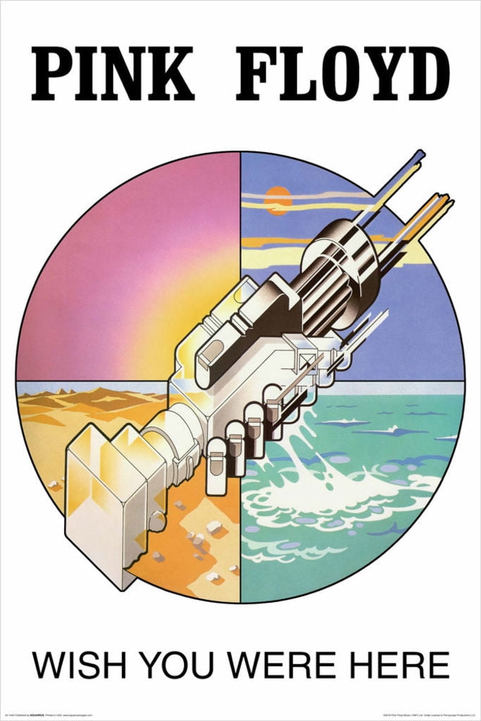 Pink Floyd WYWH Symbol Wish You Were Here White Cool Wall Decor