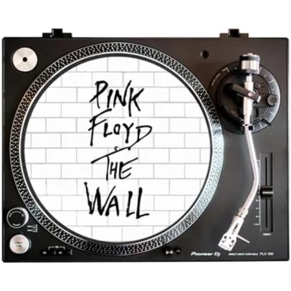 Pink Floyd - The Wall - Graphic Turntable Slip Mat- 11.75" Platter Slipmat for 12" Vinyl Record Players - Improves Sound Support - 1/8" Thick Record Player Mat