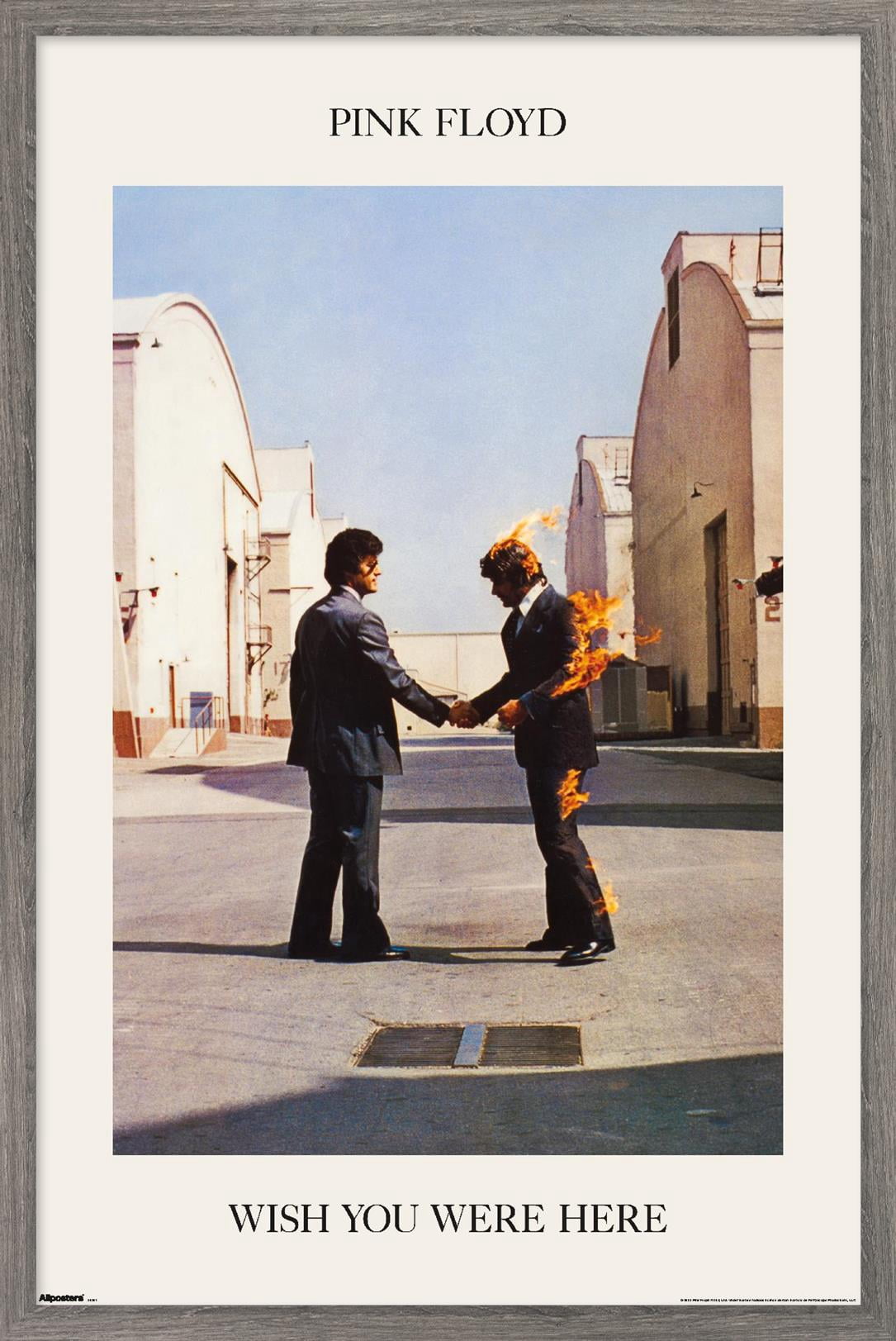 1975 日本 ピンク・フロイド Wish You Were Here ポスター Pink Floyd - We Wish You Were Here Wall Poster, 14.725