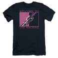 thumbnail image 1 of Pink Floyd Welcome To The Machine Adult 30/1 T-Shirt Navy, 1 of 1