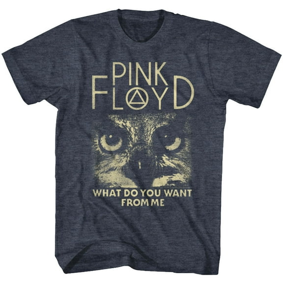 Pink Floyd What do you Want from Me Men's T Shirt (NavyHeather, Adult2XL)