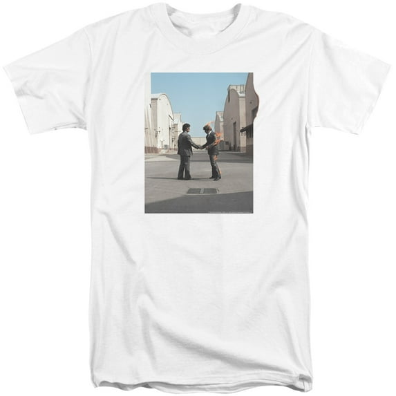 Pink Floyd Wish You Were Here Adult Tall T-Shirt 18/1 T-Shirt White