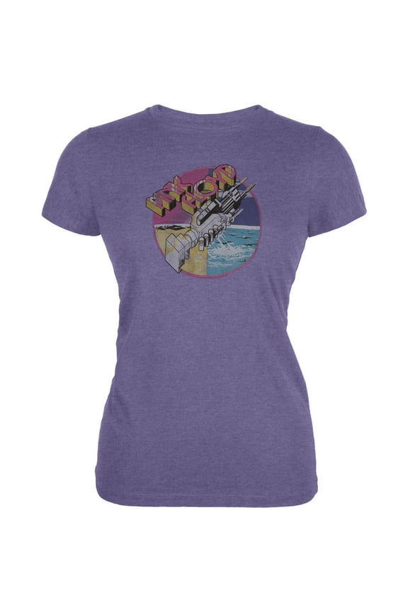 Women's Juniors Robot Hands Overdye Short Sleeve T Shirt