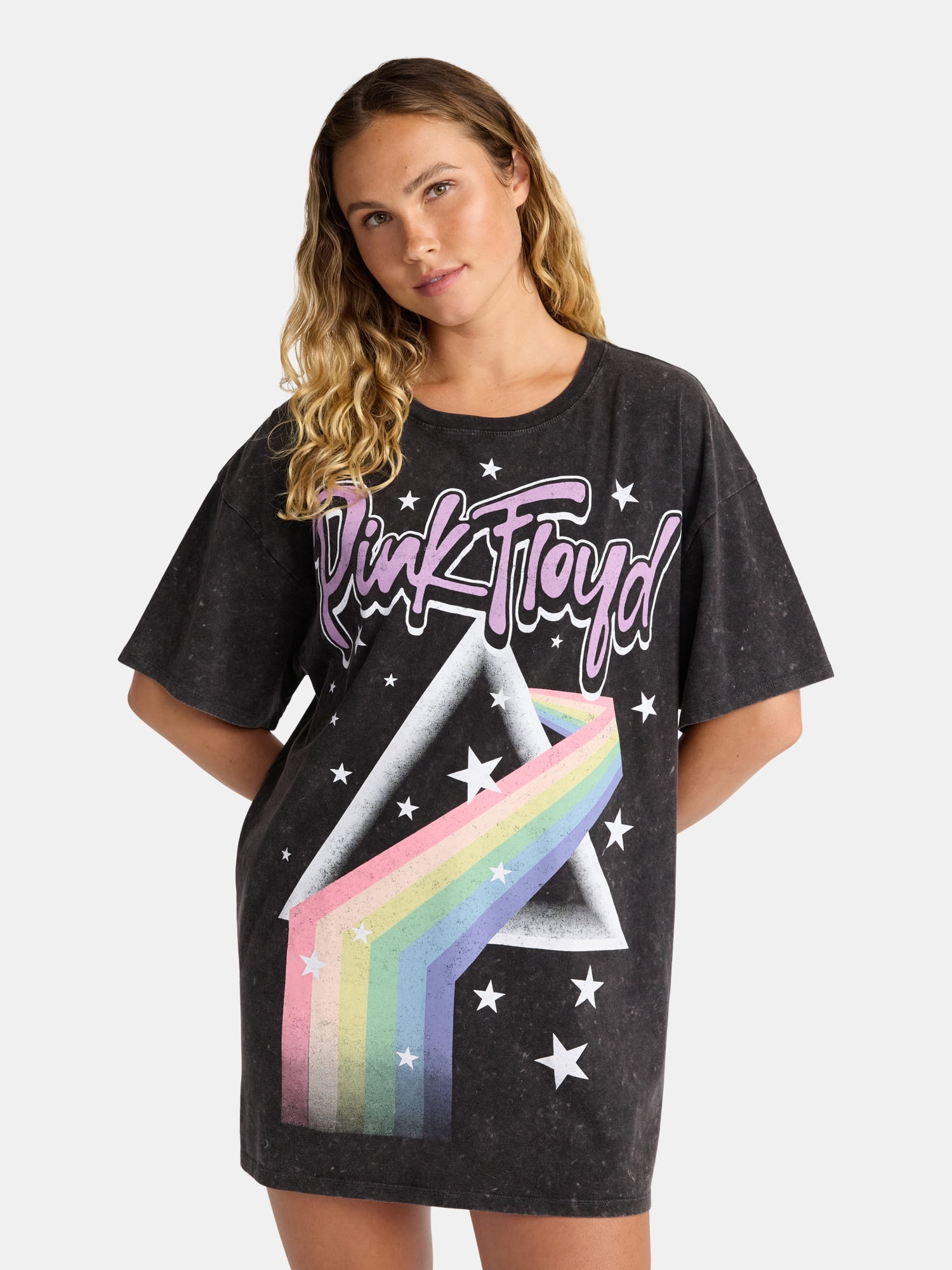 Pink Floyd Women's Oversized Sleep Shirt, Sizes XS-XXXL