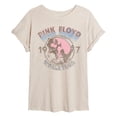 thumbnail image 1 of Pink Floyd - World Tour 77 - Juniors Oversized Graphic T-Shirt, 1 of 4