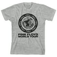 thumbnail image 1 of Pink Floyd World Tour Earth & Planes Crew Neck Short Sleeve Athletic Heather Boy's T-shirt
-Large, 1 of 4