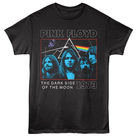 Pink Floyd the Dark Side 1973 Men's T Shirt (Black, AdultS)