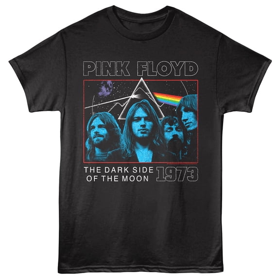 Pink Floyd the Dark Side 1973 Men's T Shirt (Black, Big&Tall2XLT)