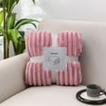 thumbnail image 1 of Pink Fluffy Blanket for Couch Living Room Faux Fur 50x60 Fuzzy Throw Blanket for Bed Soft Furry Bed Comforter Cozy Home Decor Gifts 860 GSM, 1 of 5