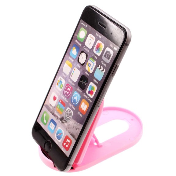 Pink Fold-up Stand for Cricket Debut Flex / Boost Mobile Summit Flip Holder Travel Desktop Cradle Dock for Cricket Debut Flex / Boost Mobile Summit Flip