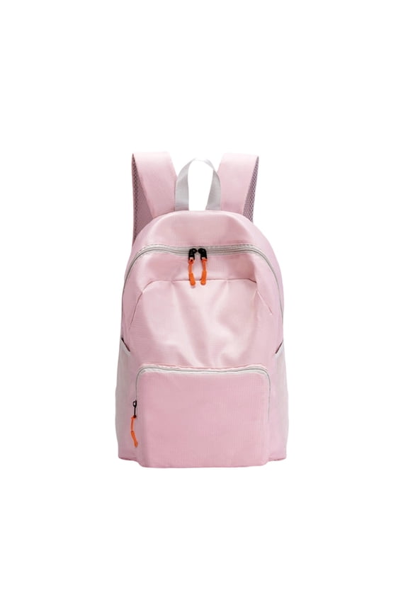 Pink Foldable Backpack Lightweight Waterproof Travel Backpack Large Capacity 28.5X19.5X41Inch Portable Daypack For Outdoor Hiking Camping Pink