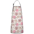 thumbnail image 1 of Pink Football Apron-Garden Aprons for Women with Pockets-Cotton Linen Waterproof Kitchen Cooking Gardening Aprons Adjustable for Kitchen,Cooking,BBQ and Salon 33x27 Inch, 1 of 7