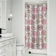 thumbnail image 1 of Pink Football Shower Curtain 36"x72" ,Bathroom Decorative Shower Curtains Set with 12 Hooks,Modern Waterproof Washable Shower Curtain, 1 of 6