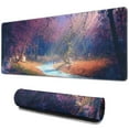 thumbnail image 1 of Pink Forest in the Sun&nbsp;mouse Padswaterproofwashable&nbsp;for Office Home Work GamingmousepadsRubber Base Mousepad with Stitched Edges 31.5x11.8inches, 1 of 7