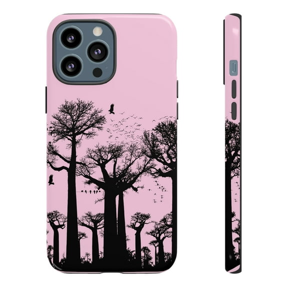 Pink Forest Tree Design iPhone 14 Case-iPhone 14-iPhone Case-iPhone