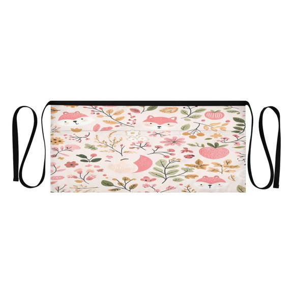 Pink Fox Multi Pocket Short Apron Waterproof, Adjustable 96.5in Belt for various occasions