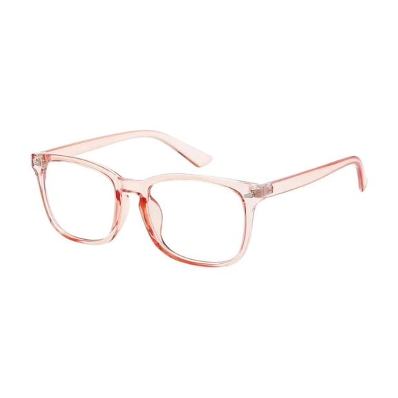 Pink Frame Eyeglasses - Clear Lens Daily Office & Casual Wear