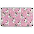 thumbnail image 1 of Pink French Bulldog Love Heart Door Rugs,Washable Non Slip Door Mats Indoor,Decorative Door Mats,Entry Mat Indoor for Entrance,Bedroom,Kitchen,Bathroom,30"x17", 1 of 6