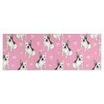 thumbnail image 1 of Pink French Bulldog Love Heart Kitchen Rug Mat,Kitchen Runner Rugs Non Skid Washable,Decorative Kitchen Floor Mats for Kitchen,Sink,Laundry,17"X47", 1 of 5