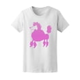 thumbnail image 1 of Pink French Poodle
 T-Shirt Women -Image by Shutterstock, Female x-Large, 1 of 2