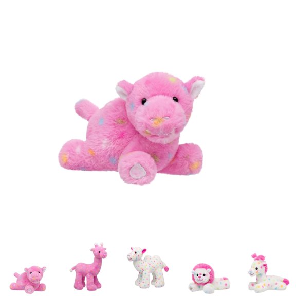 Pink Frosted Animal Leopard Stuffed Plush Leopard Plush Toy 6 Inch Super Soft & Huggable Leopard Stuffed Plush Ideal Collectible Gift for Fan