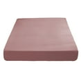 thumbnail image 1 of Pink Fully Enclosed Cotton Fitted Sheet Single Bed Sheet Coverlet Dust Cover Non Slip Sheet For Home Dorm Hotel And Homestay 78.74 X 59 Inches, 1 of 6