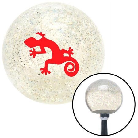 Pink Gecko Clear Metal Flake Shift Knob with M16 x 1.5 Insert Shifter Auto Manual