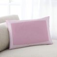 thumbnail image 1 of Pink Geometric Lumbar Pillow Covers 12x20 Inch, White Greek Key Design Abstract Modern Art Decorative Pillowcase with Zipper, Microfiber Breathable Throw Pillowcases for Sofa Bed Living Room, 1 of 9