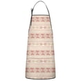 thumbnail image 1 of Pink Geometric Striped Pattern Apron-Garden Aprons for Women with Pockets-Cotton Linen Waterproof Kitchen Cooking Gardening Aprons Adjustable for Kitchen,Cooking,BBQ and Salon 33x27 Inch, 1 of 7