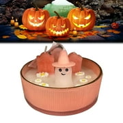 Pink Ghost Candle, TJMAXX Halloween Candles, Cupcakes and Cashmere Pink Ghost Graveyard Candle, Scented Ghost Candle, Pink Cowgirl Ghost Candle, Cute Ghost Candlestick Light Gift for Girl Women