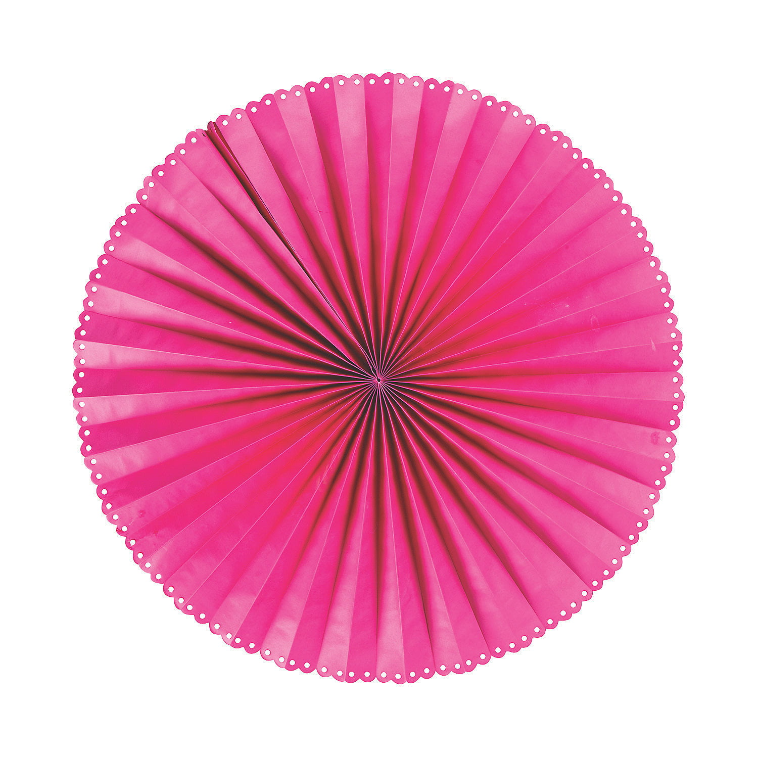 Set of 8 Vibrant Paper Fans for Eye-catching Party Decorations Pink, Blue  and Mint -  Denmark