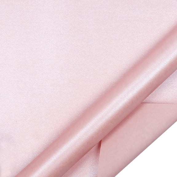 Pink Gift Wrapping Paper - Solid Color Pearly Shiny Silk Paper for 's Day, 's Day, Wedding, Birthday, Shower Girls, Bridal Shower, Anniversary, Easter - 17 in X 32.Feet