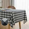 thumbnail image 1 of Pink Gingham Tablecloth for Rectangle Tables- Checkered Table Cloth Waterproof Kitchen & Table Linens-Polyester Buffalo Plaid Wrinkle Free Table Cover(Baby Pink 60x84in), 1 of 6