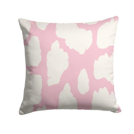 Pink Giraffe Fabric Decorative Pillow