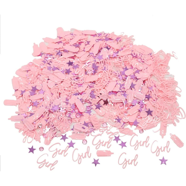 Confetti Its A Girl Met Light Pink Confetti Its A Girl Met Light Pink