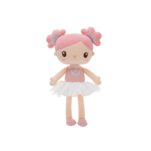 Pink Girl Gift Rag Plush Doll, Soft Plush Candy Girl Pink Fluffy Comfortable Stuffed Decor, Cozy Cute Plush Accessory for Home Sofa Bedroom Daily Decoration(A)