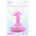 thumbnail image 1 of Pink Girls 1st Birthday Honeycomb Centerpiece Table Decoration Party Supplies, 1 of 2