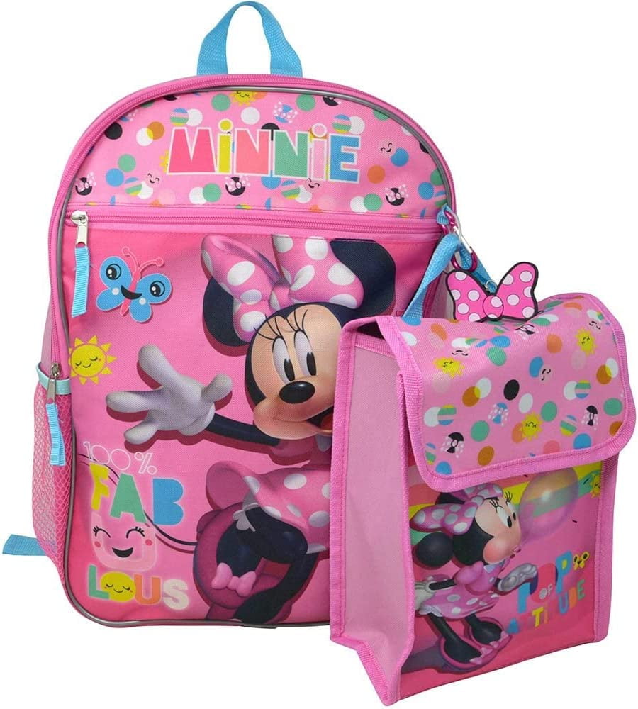 Trendy Apparel Shop Minnie Mouse Kids Girl's Insulated Lunch Box Bag 