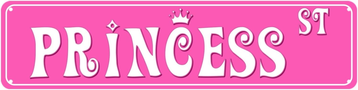 Pink Girls Room Wall Decor For Bedroom Princess Girl Sign Wall Art ...